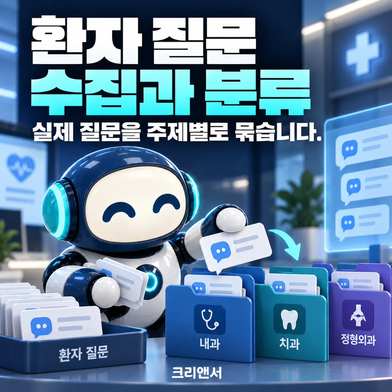 환자 질문 수집과 분류